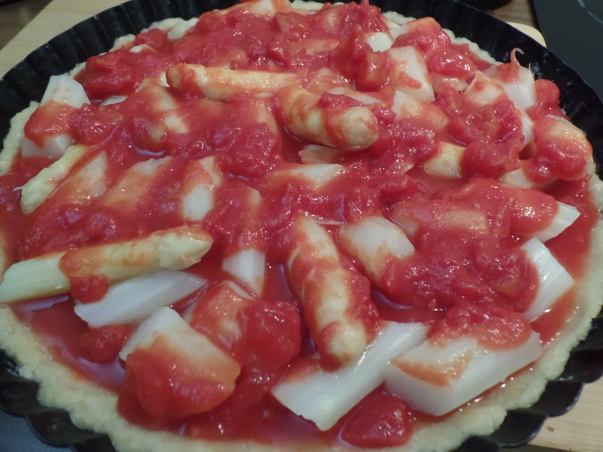 Rezept: Spargel-Schinken-Tarte Bild Nr. 15754 Spargel-Schinken-Tarte - Rezept - Bild Nr. 15754