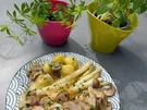Schweinefilet mit Spargel und Pilzen - Rezept - Bild Nr. 15745