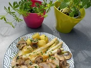 Schweinefilet mit Spargel und Pilzen - Rezept - Bild Nr. 15745
