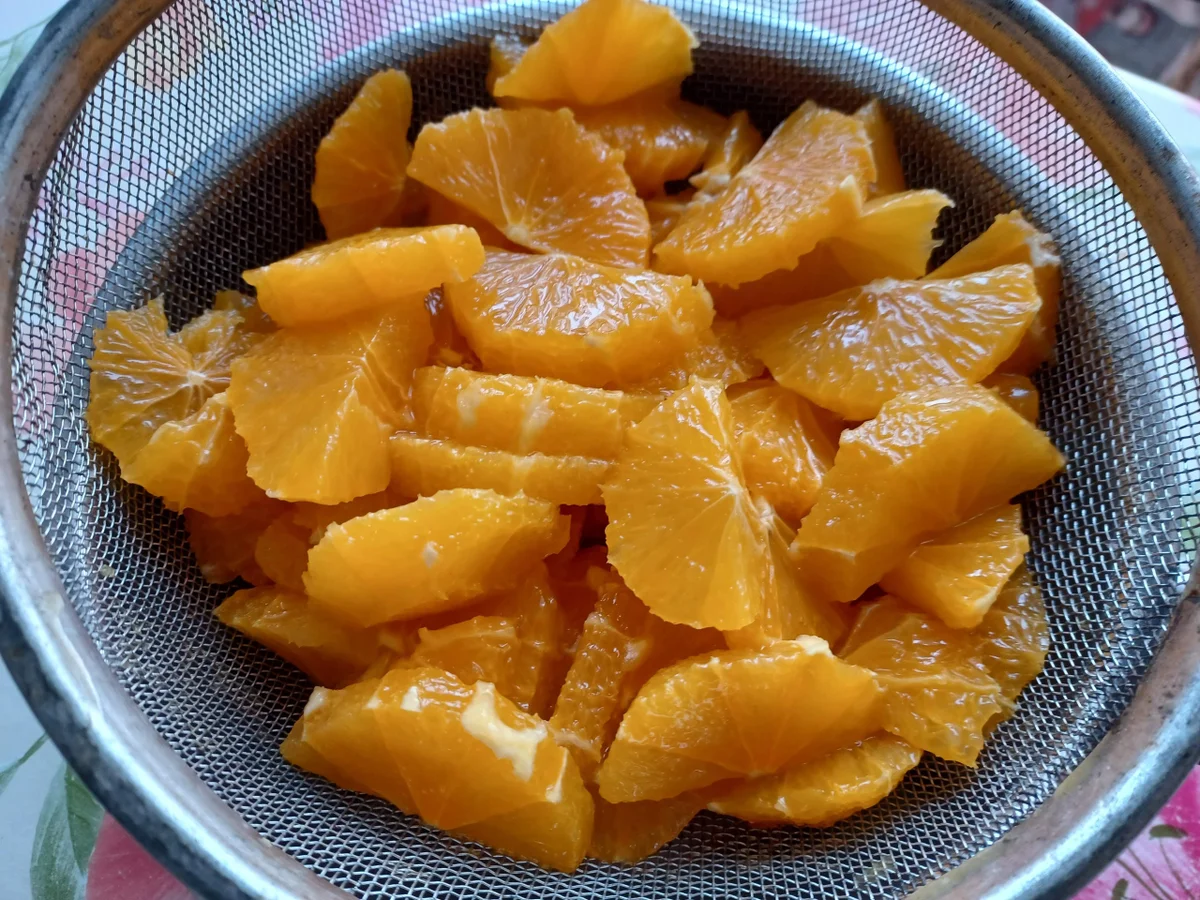 Biskuitrolle mit Orangen - Rezept - Bild Nr. 15758