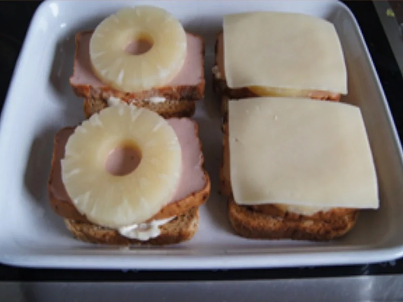 Rezept: Toast Hawaii mit Leberkäse Bild Nr. 7 Toast Hawaii mit Leberkäse - Rezept - Bild Nr. 7