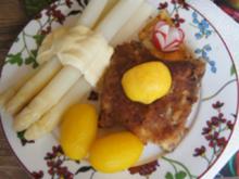 Spargel mit Stielkotelett und Drillingen - Rezept - Bild Nr. 2