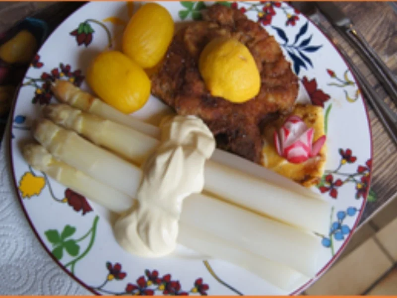 Spargel mit Stielkotelett und Drillingen - Rezept - Bild Nr. 17