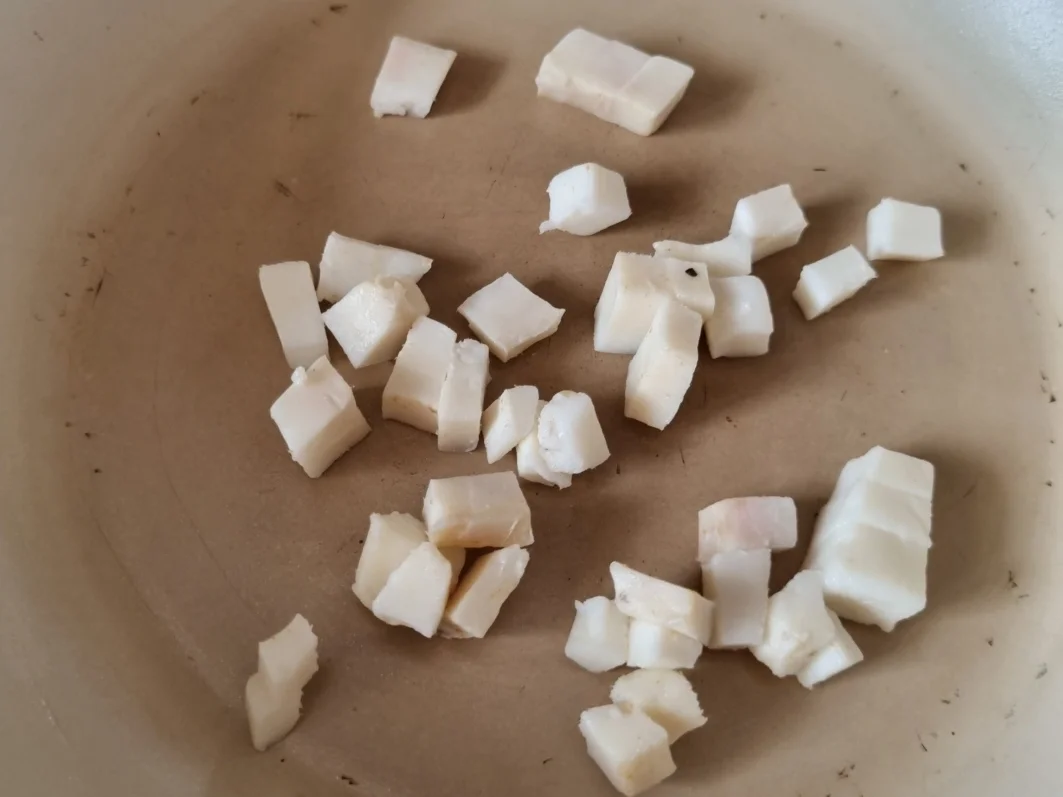 Salzkartoffeln mit Milch/Specksoße - Rezept - Bild Nr. 15760