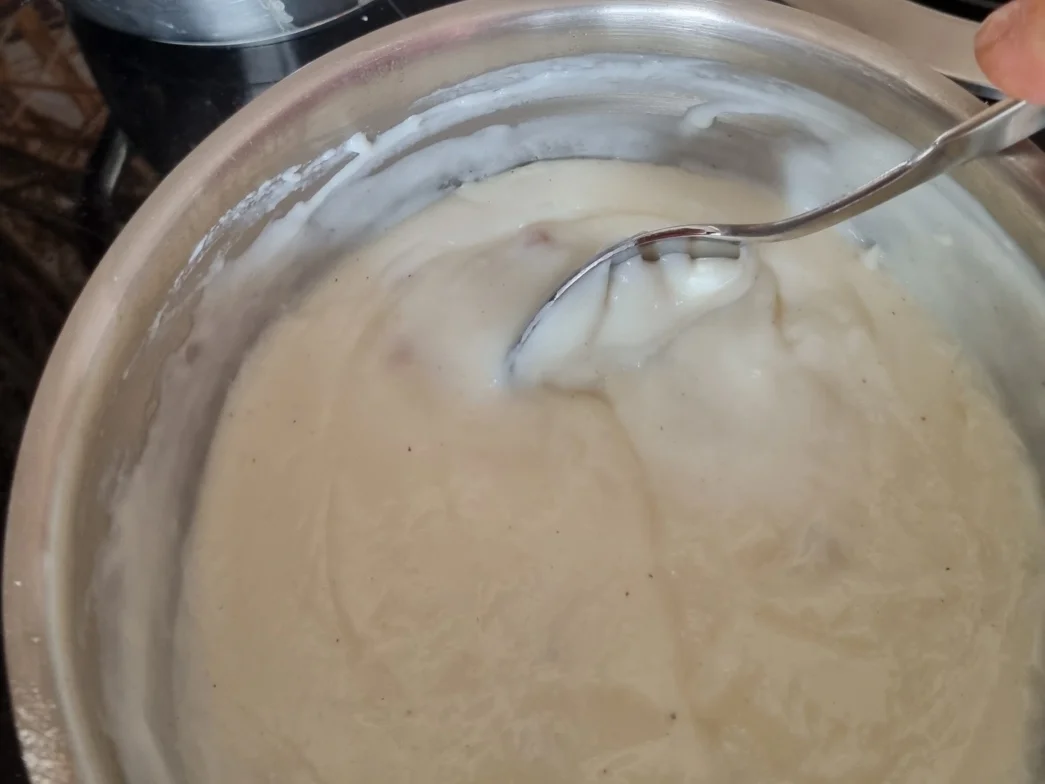 Salzkartoffeln mit Milch/Specksoße - Rezept - Bild Nr. 15763