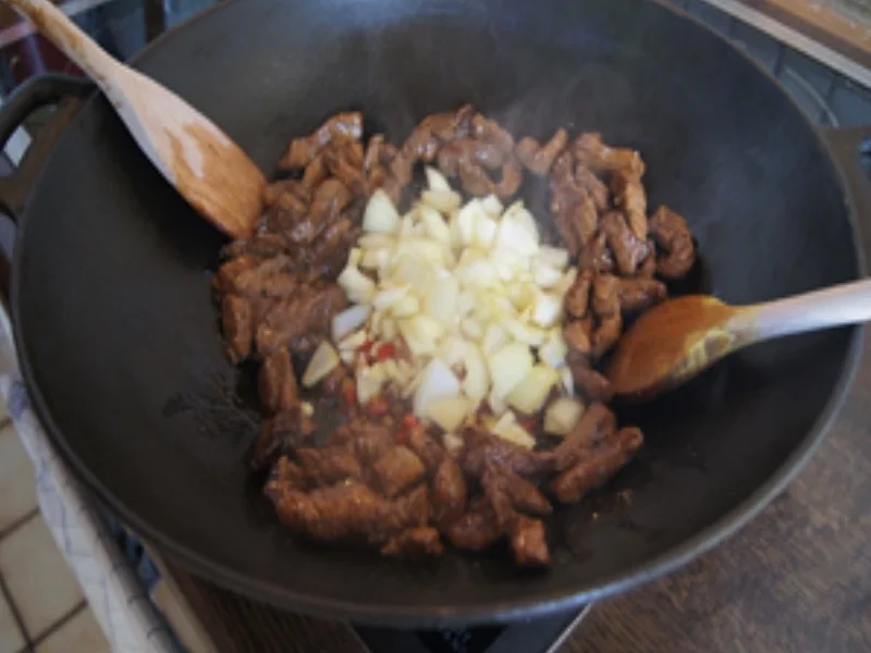 Asia-Nudeln mit Putenfleisch und Gemüse süßsauer - Rezept - Bild Nr. 15773