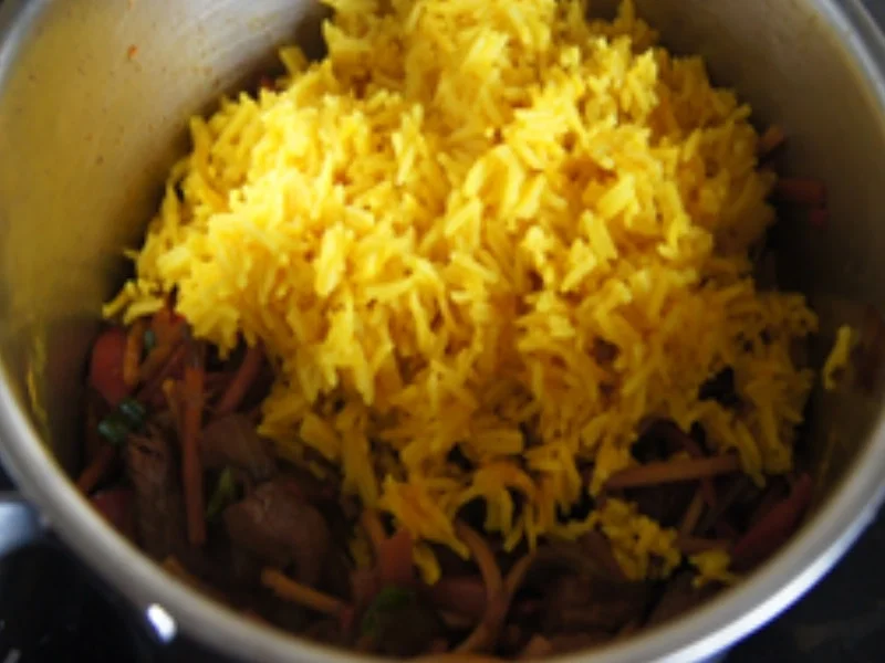 Rezept: Basmatireis mit Gemüse süßsauer Bild Nr. 5 Basmatireis mit Gemüse süßsauer - Rezept - Bild Nr. 5