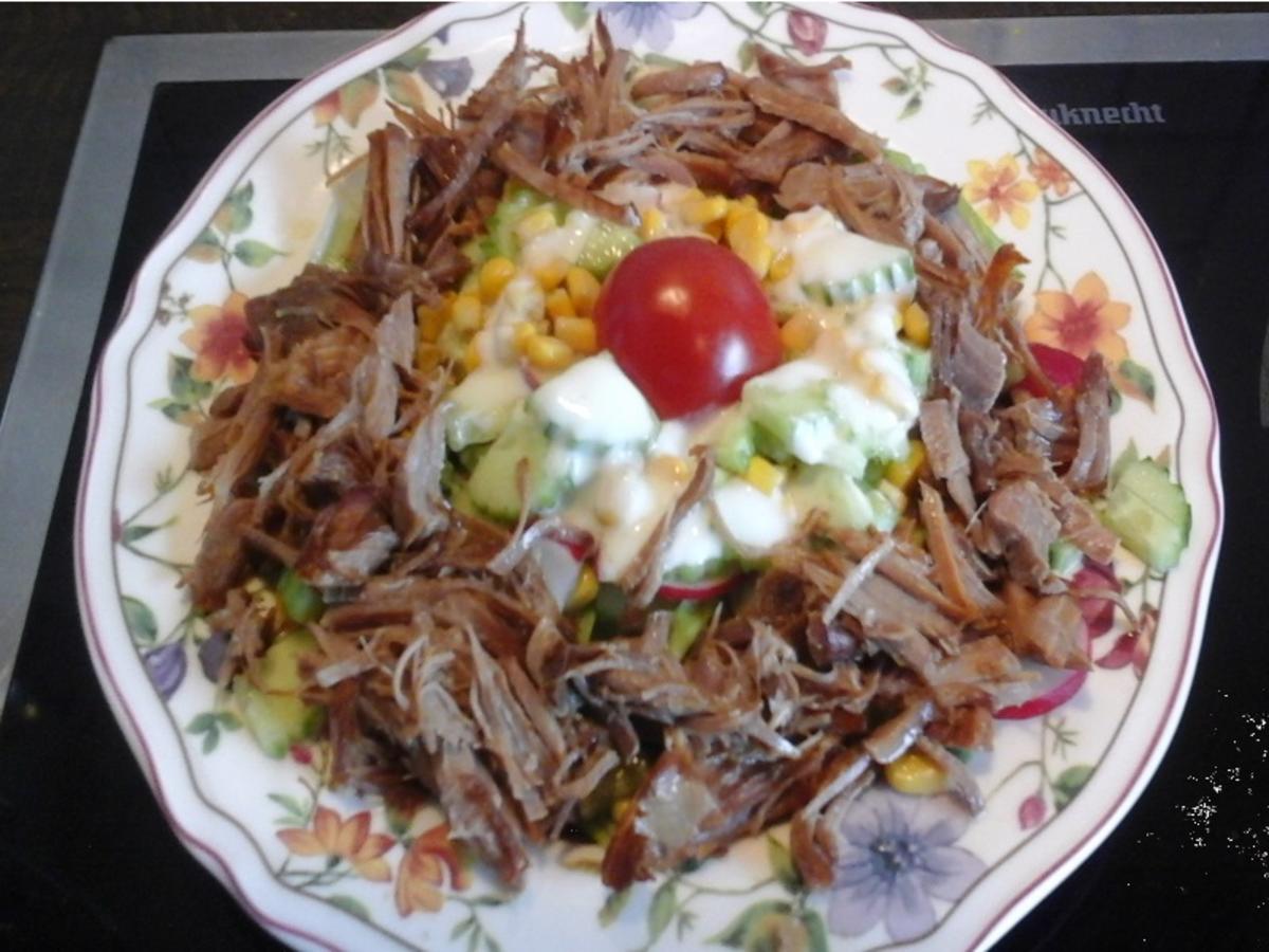 PULLED PORK ALS DINNER PULLED SALAD - Rezept - Bild Nr. 6