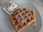 Rezept: Apfel-Mandel-Waffeln Bild Nr. 15760 Apfel-Mandel-Waffeln - Rezept - Bild Nr. 15760