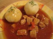 Schweinegulasch - Rezept