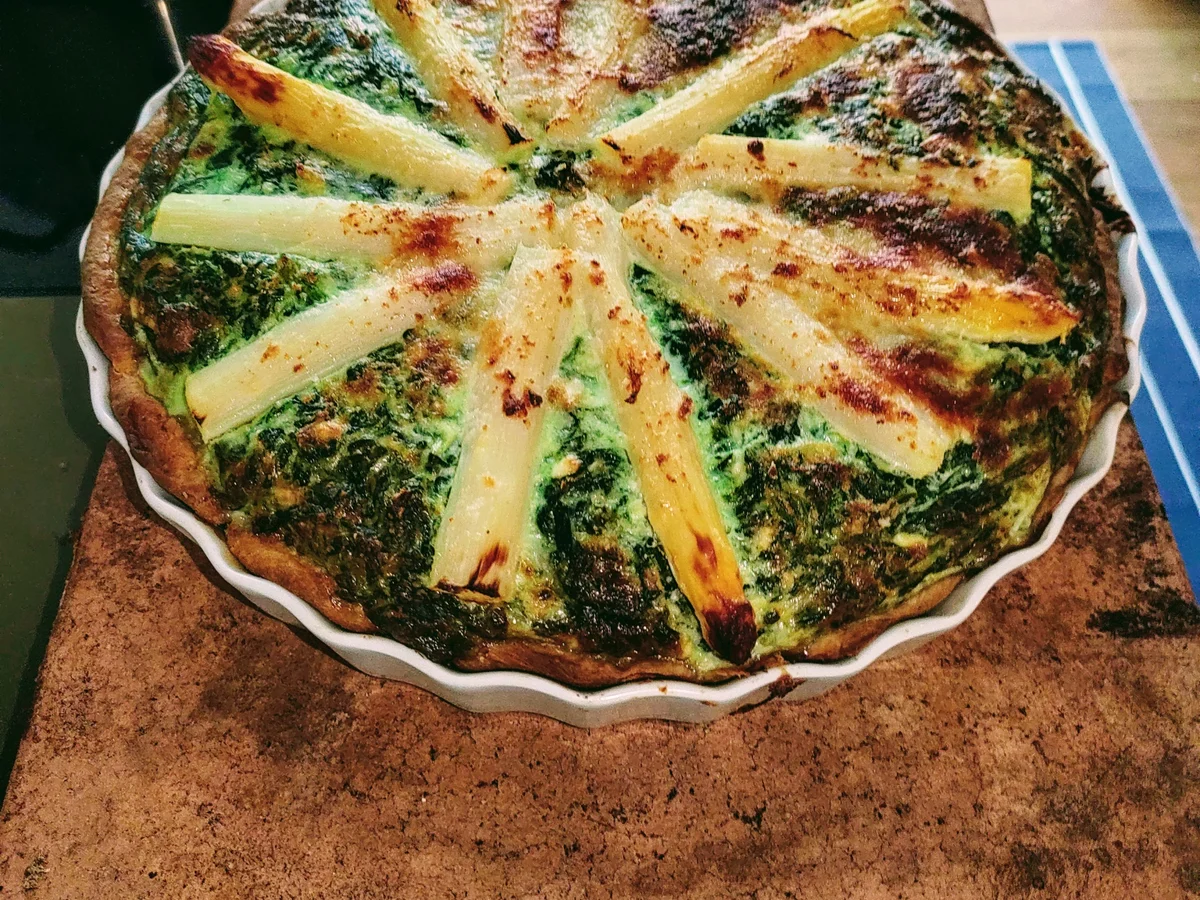 Rezept: Spinat-Spargel Torte Bild Nr. 15766 Spinat-Spargel Torte - Rezept - Bild Nr. 15766