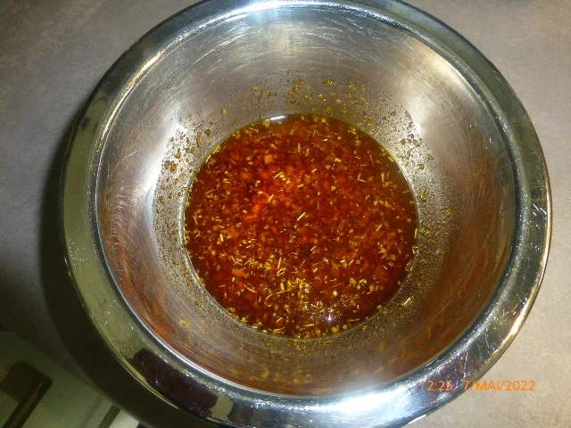 Schweinerückensteak mit Kartoffeln " Hasselback " und würziger Mojo - Rezept - Bild Nr. 15767