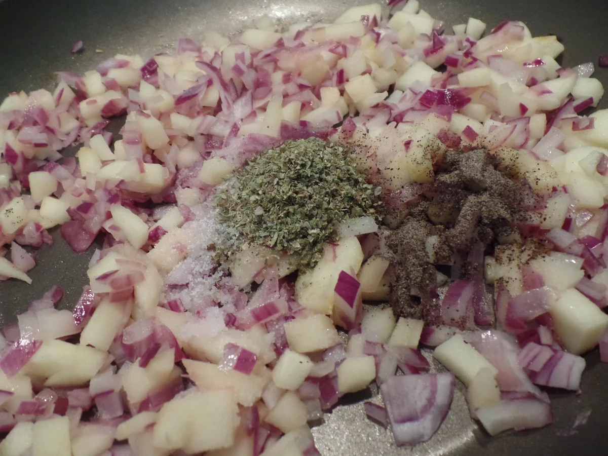 Veganes Zwiebel-Apfel-Schmalz - Rezept - Bild Nr. 15765