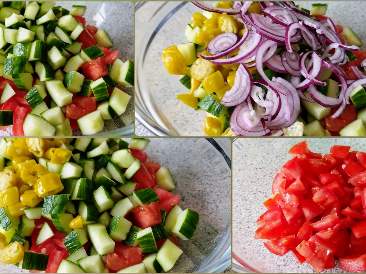 Rezept: Bunter Tomatensalat Bild Nr. 3 Bunter Tomatensalat - Rezept - Bild Nr. 3