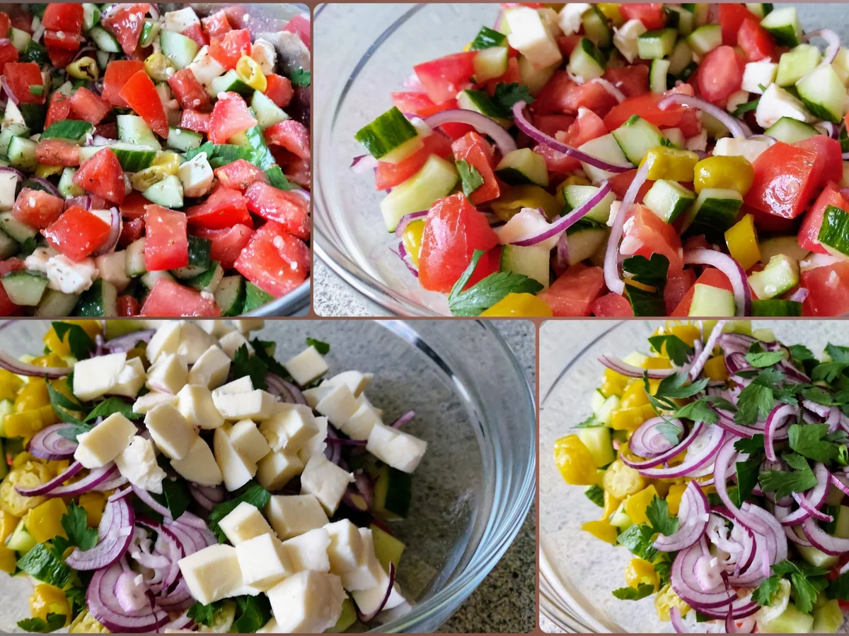 Rezept: Bunter Tomatensalat Bild Nr. 4 Bunter Tomatensalat - Rezept - Bild Nr. 4