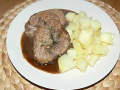 Rezept: Rinderrollbraten in pikanter Sauce Rinderrollbraten in pikanter Sauce - Rezept