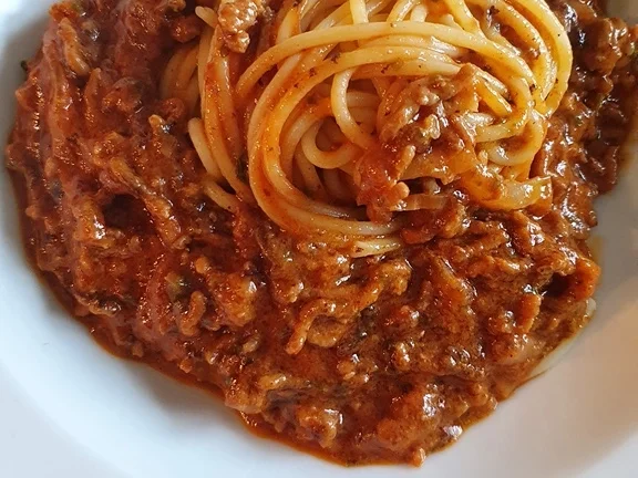 Rezept: Spaghetti (Teil 2) plus Sosse und Hackfleisch Bild Nr. 15776 Spaghetti (Teil 2) plus Sosse und Hackfleisch - Rezept - Bild Nr. 15776