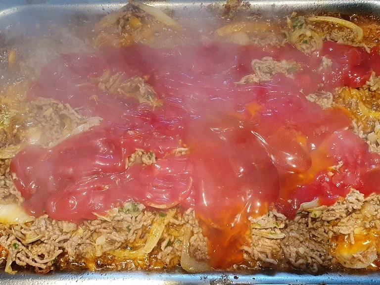 Rezept: Spaghetti (Teil 2) plus Sosse und Hackfleisch Bild Nr. 15779 Spaghetti (Teil 2) plus Sosse und Hackfleisch - Rezept - Bild Nr. 15779