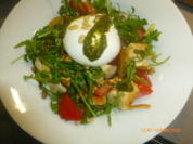 Hähnchensalat mit Burrata und Pesto - Rezept - Bild Nr. 15775