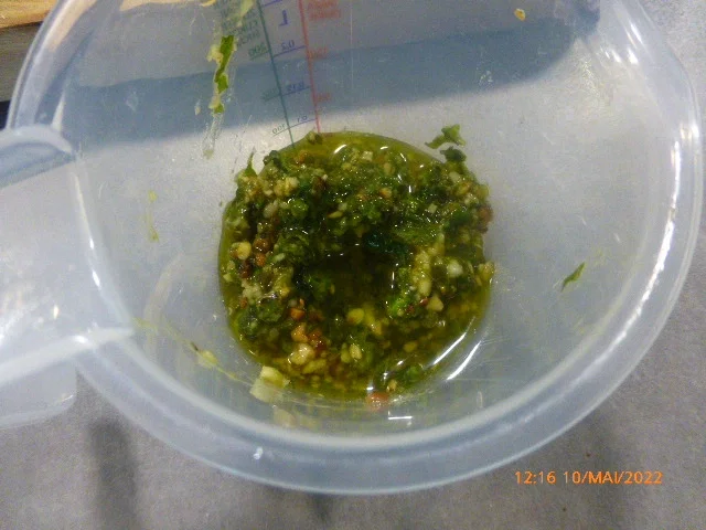 Hähnchensalat mit Burrata und Pesto - Rezept - Bild Nr. 15777