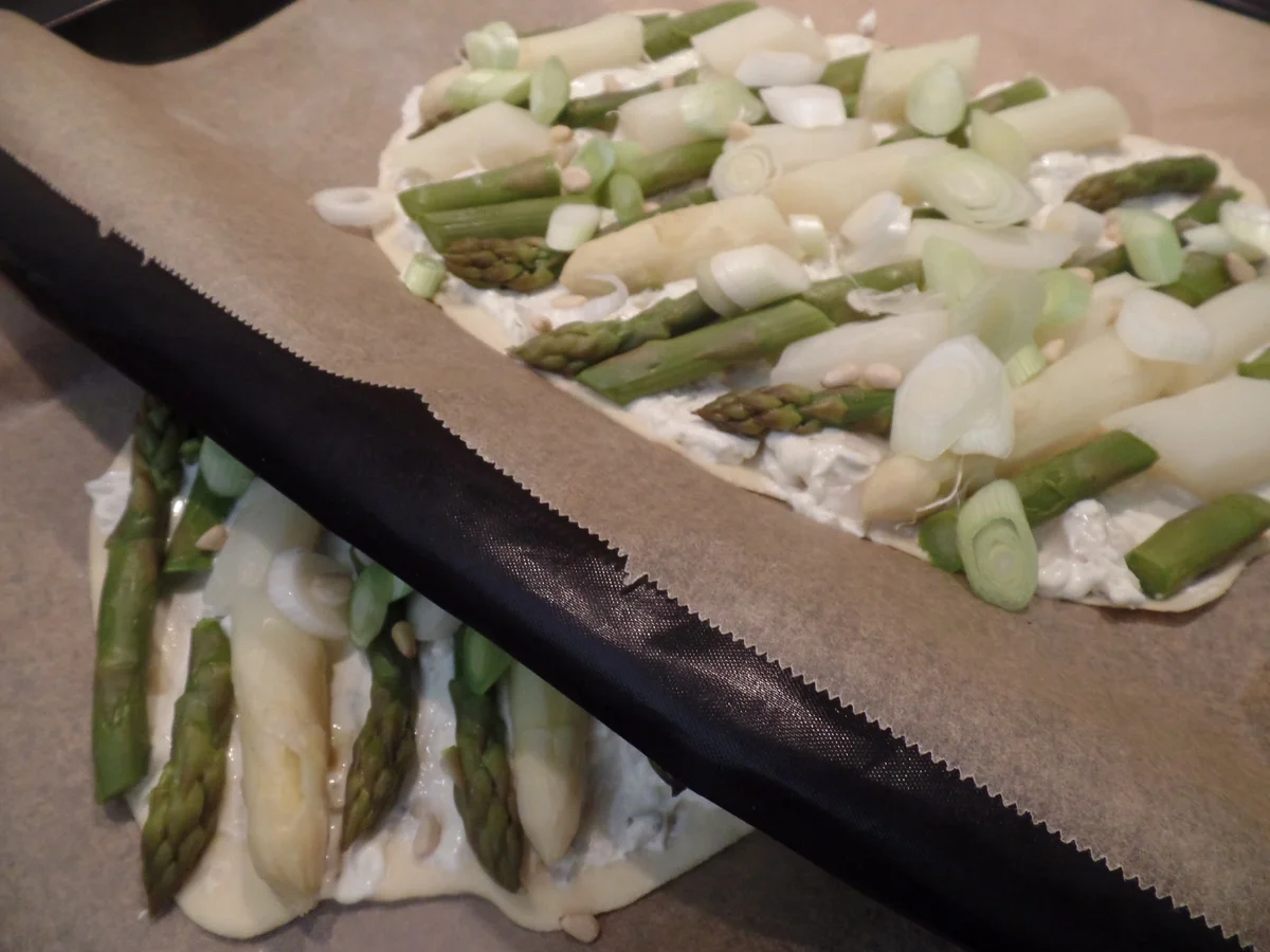 Spargel-Flammkuchen - Rezept - Bild Nr. 15788