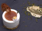 Zitronentörtchen mit zarten Pistazienknusperblättern und Pistazieneis - Rezept - Bild Nr. 2