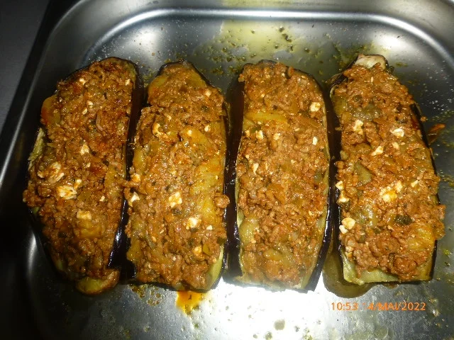 Rezept: Gefüllte Auberginen Bild Nr. 15804 Gefüllte Auberginen - Rezept - Bild Nr. 15804