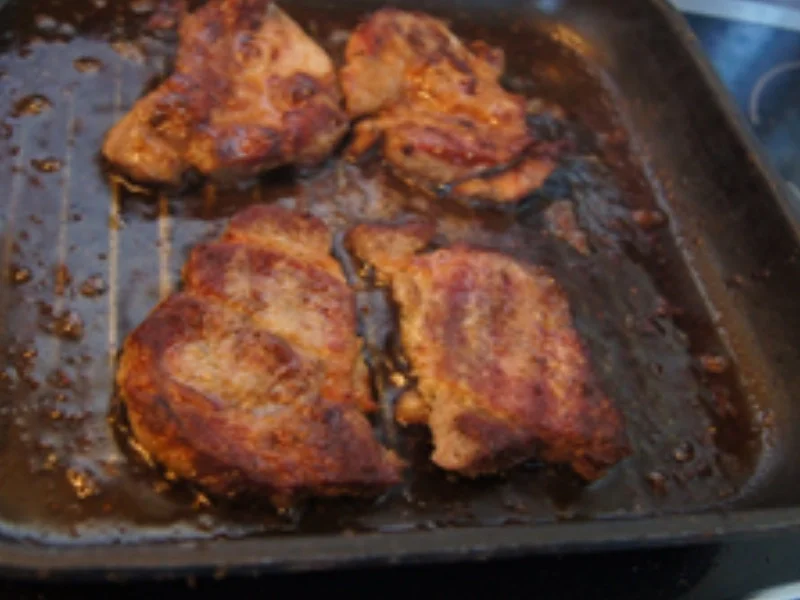 Nackensteak mit gemischten Salat - Rezept - Bild Nr. 4