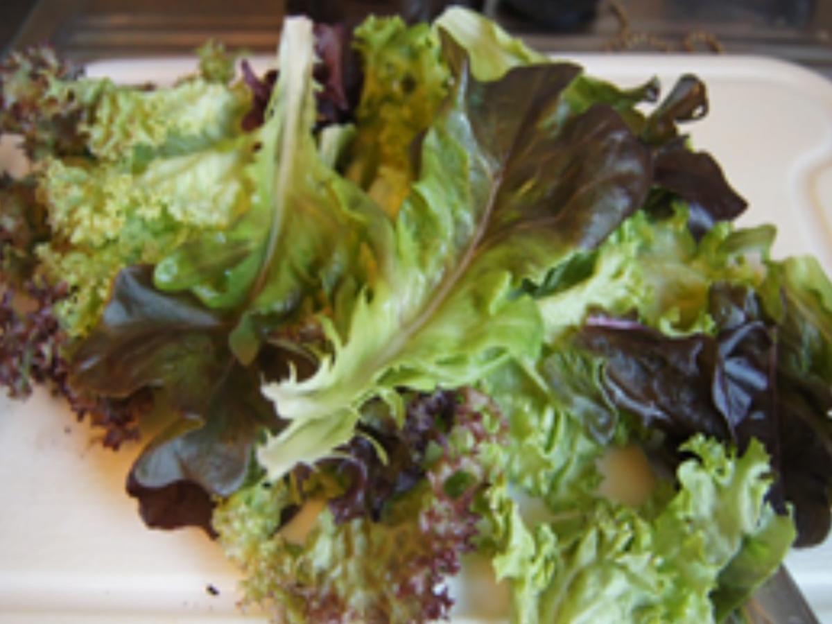 Nackensteak mit gemischten Salat - Rezept - Bild Nr. 6