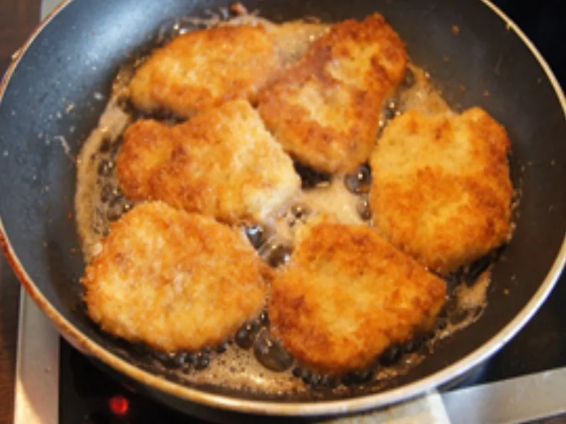 Krosse Putenschnitzel mit Paprika-Zuckerschoten-Wok-Gemüse und bunten Bratreis - Rezept - Bild Nr. 6