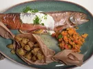 Rezept: Saibling mit Kräutermöhren und Röstkartoffeln Bild Nr. 2 Saibling mit Kräutermöhren und Röstkartoffeln - Rezept - Bild Nr. 2