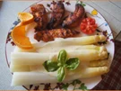 Spargel mit Honig-Senf-Sauce und Hähnchenbrustfilets - Rezept - Bild Nr. 2