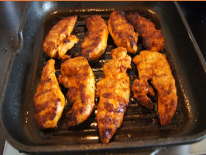 Spargel mit Honig-Senf-Sauce und Hähnchenbrustfilets - Rezept - Bild Nr. 15809