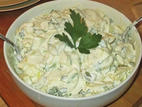 Rezept: Bouletten, Kartoffelsalat und Erdbeeren - zur kochbar Challenge Mai 2022 Bild Nr. 15805 Bouletten, Kartoffelsalat und Erdbeeren - zur kochbar Challenge Mai 2022 - Rezept - Bild Nr. 15805