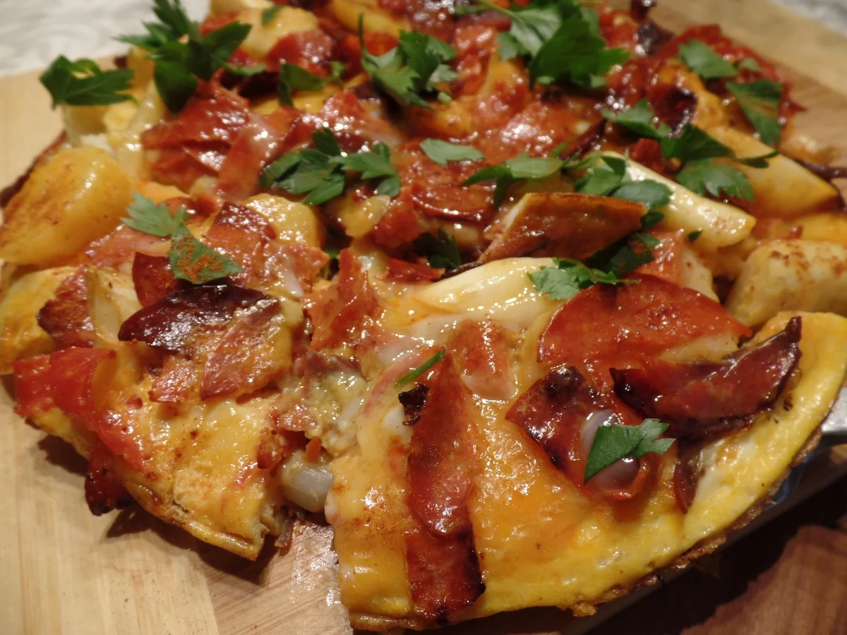 Spargel-Kartoffel-Tortilla mit Chorizo - Rezept - Bild Nr. 15802