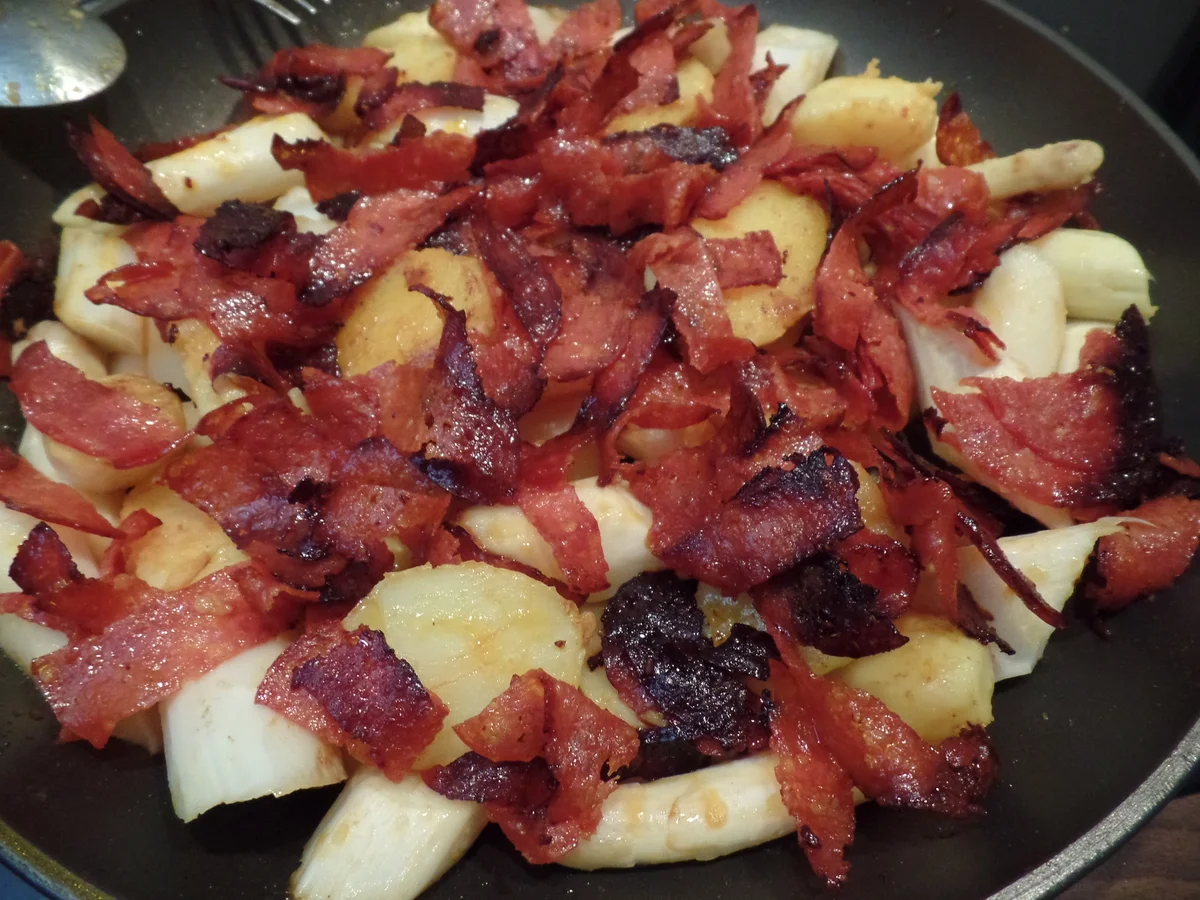 Spargel-Kartoffel-Tortilla mit Chorizo - Rezept - Bild Nr. 15812