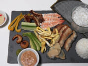 Mango Gazpacho mit Sommerrollen und Fisch-Erdnusssauce - Rezept - Bild Nr. 15811