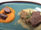 Zweierlei Reh mit Knödel und Süßkartoffelpüree - Rezept - Bild Nr. 15811