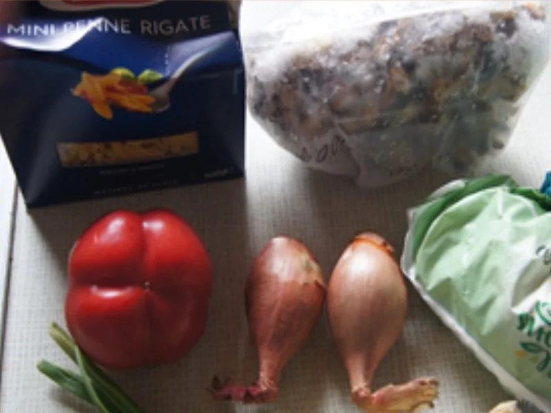 Nudel-Gemüse-Waldpilz-Pfanne - Rezept - Bild Nr. 3