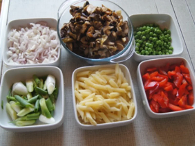 Nudel-Gemüse-Waldpilz-Pfanne - Rezept - Bild Nr. 4