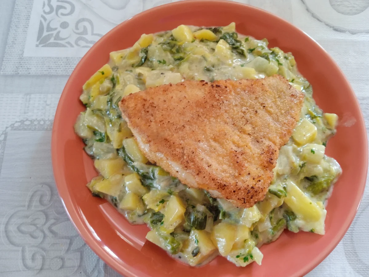 Chinakohl - Kartoffel Rahm mit Rotbarsch - Rezept - Bild Nr. 15814