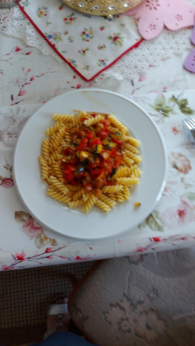 Nudeln mit Zucchini und Speck - Rezept mit Bild - kochbar.de