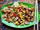 Rezept: Zweigesichtige Nudeln mit Cap Cay und Hühnerstreifen Bild Nr. 2 Zweigesichtige Nudeln mit Cap Cay und Hühnerstreifen - Rezept - Bild Nr. 2