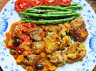 Blue Marlin in Tomatensauce mit Mango und Oliven - Rezept - Bild Nr. 15812