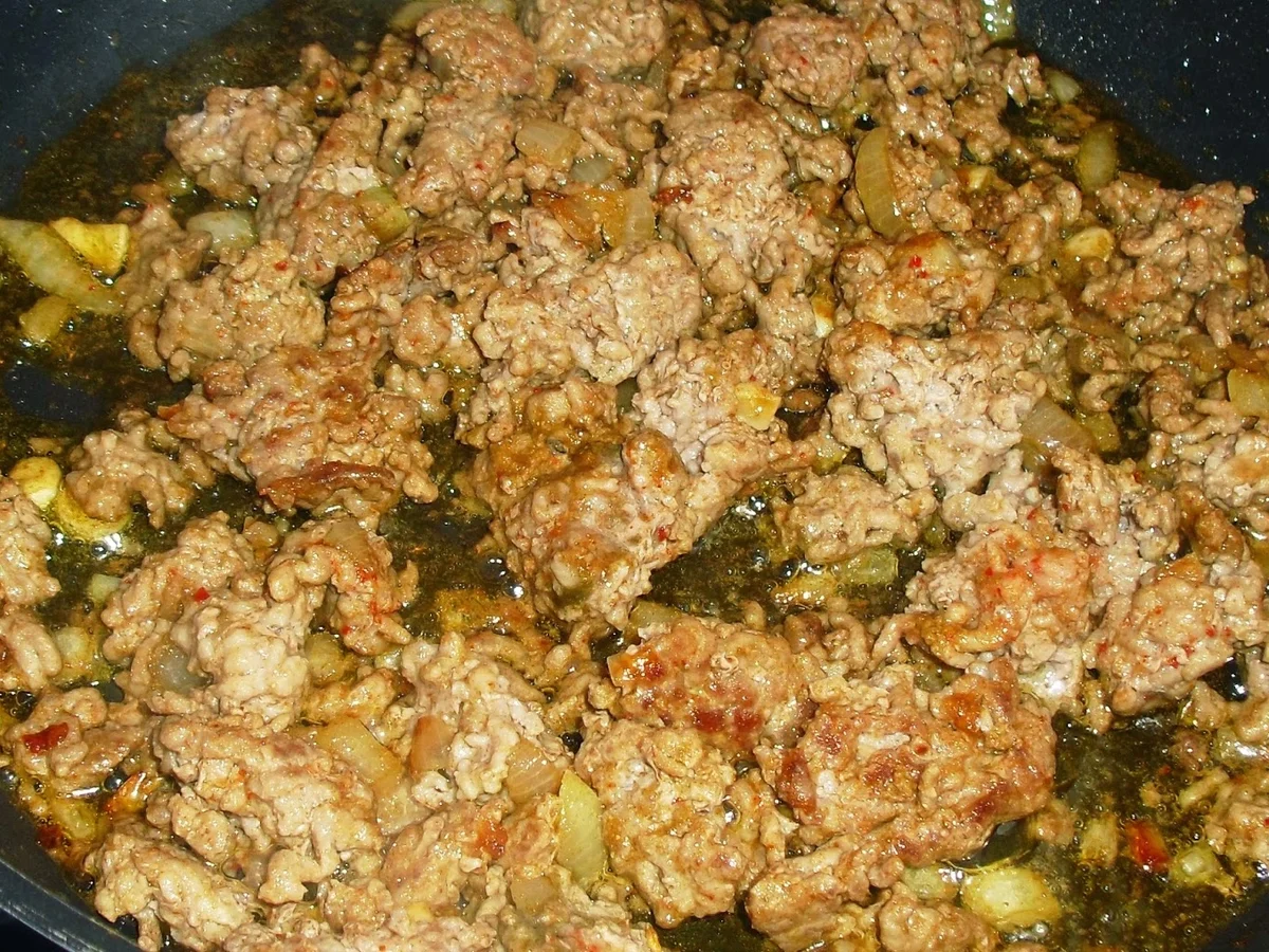 Rezept: Hackfleischpfanne mit Reis - Wir kochen für unsere Fellnasen Bild Nr. 15813 Hackfleischpfanne mit Reis - Wir kochen für unsere Fellnasen - Rezept - Bild Nr. 15813