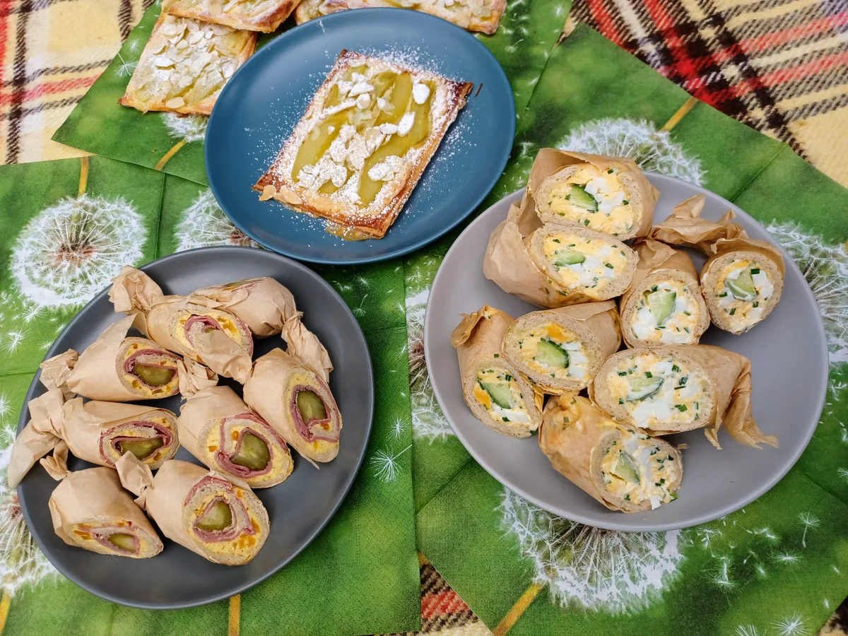 Sandwich-Rollen und Rhabarber-Tarte zur kochbar Challenge Mai 2022 - Rezept - Bild Nr. 15836