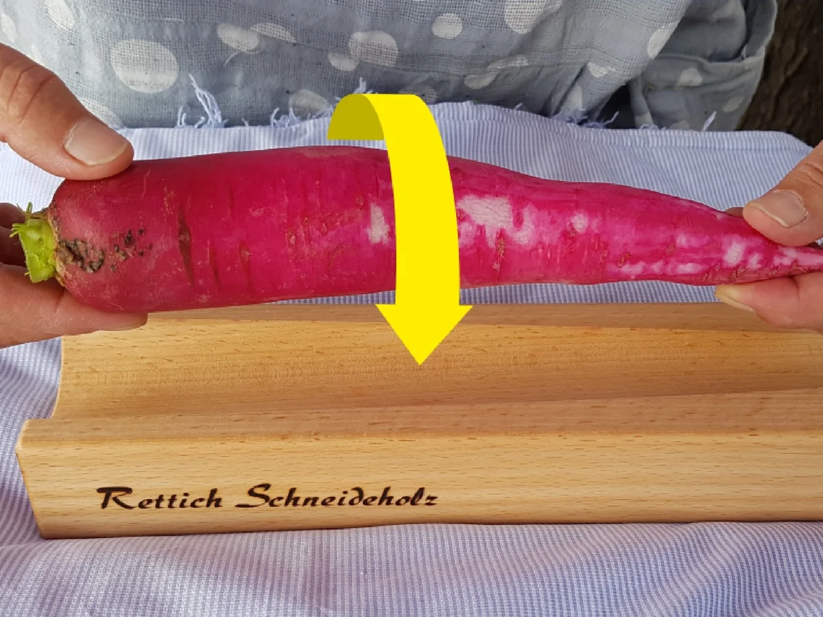 Rettich handgeschnitten - Rezept - Bild Nr. 15842