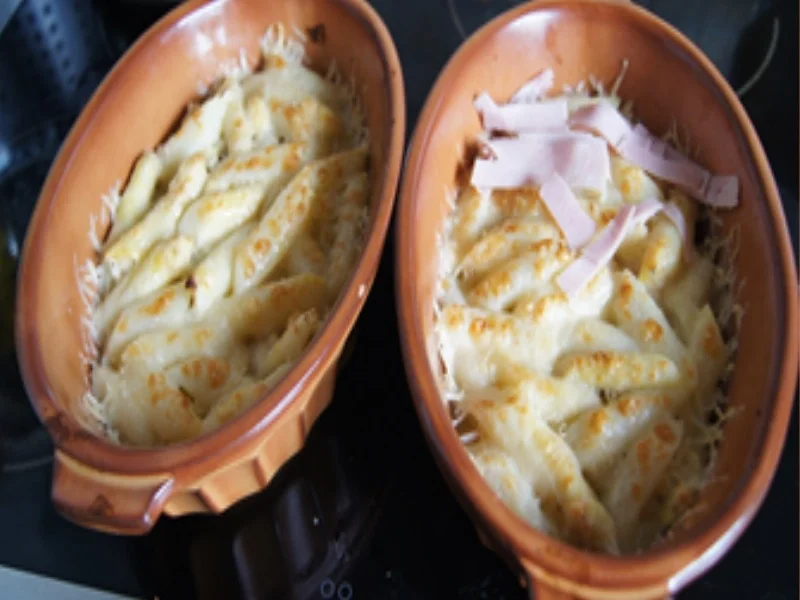 Rührei-Spargel-Auflauf mit Schinken - Rezept - Bild Nr. 13