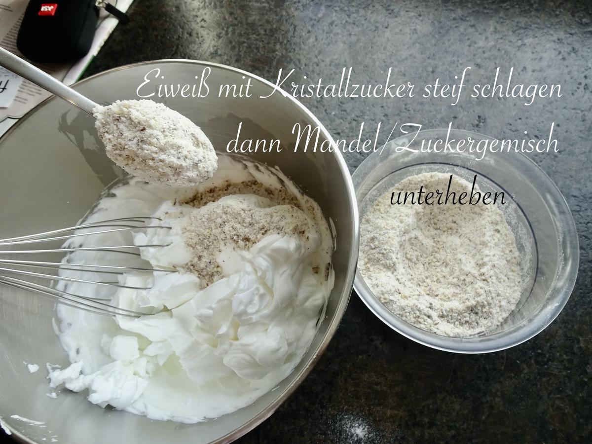 Mandel Dacquoise mit feiner Kaffeecreme gefüllt - Rezept - Bild Nr. 15832