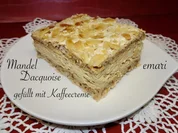 Mandel Dacquoise mit feiner Kaffeecreme gefüllt - Rezept - Bild Nr. 15834